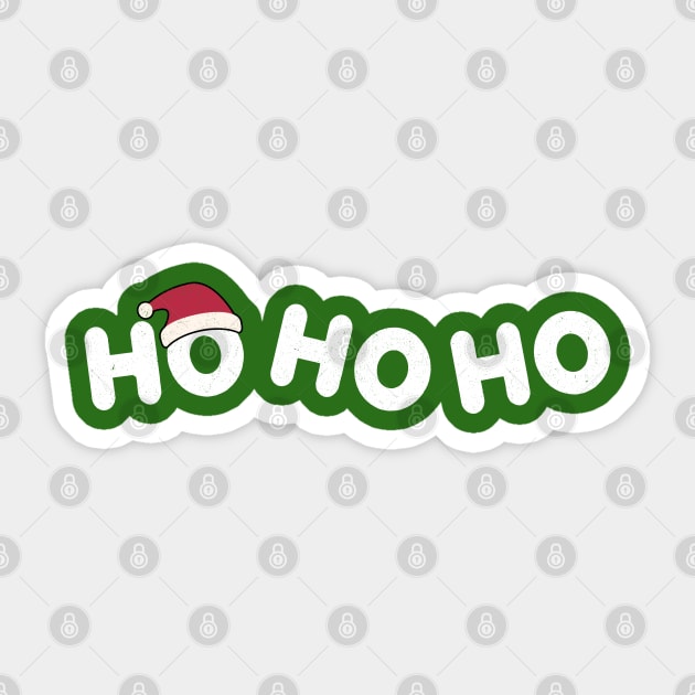 Ho Ho Ho Merry Christmas Sticker by MZeeDesigns